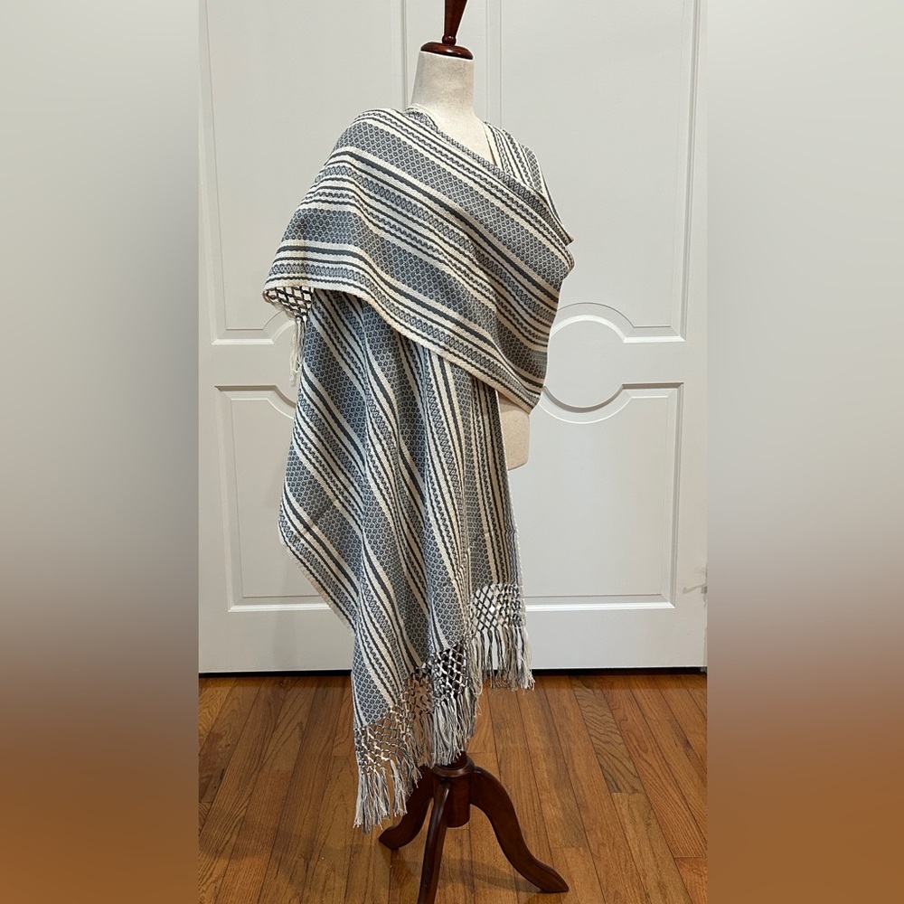 Traditional Mexican rebozo from Oaxaca Mex. Mexican shawl!